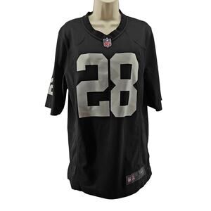 NFL Las Vegas Raiders Josh Jacobs Nike Black Game Player Jersey Small